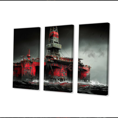 Shearer - Oil Rigs / Fields Wall Art Set