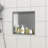 12" X 12" Stainless Steel Shower Niche, Brushed Nickel-699068971-695000969