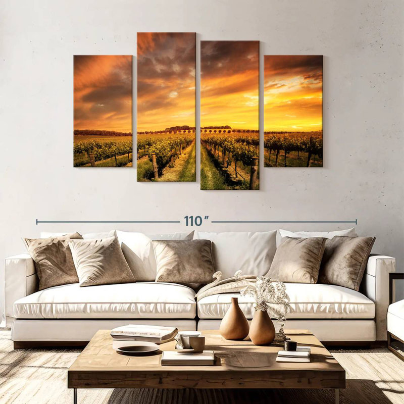 Alvord Barossa Valley Vineyard, H 54 po x l 84 po