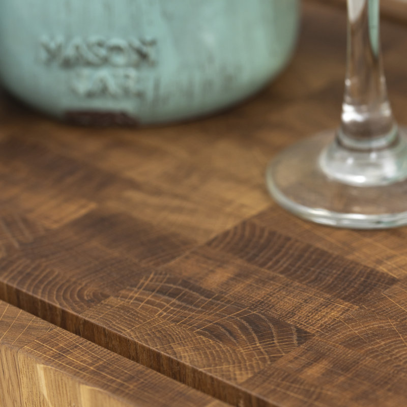 16'' x 12'' Acacia End Grain Reversible Chopping Block