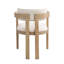Chaises de salle à manger-Cendre clair / beige (ensemble de 2)-1783331343-1783331328