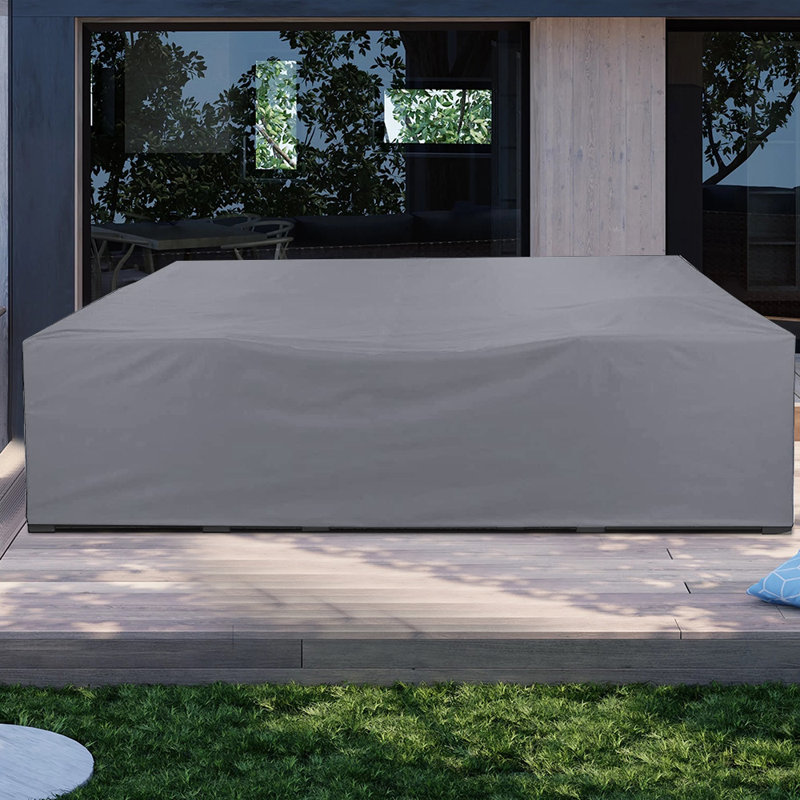 Patio Furniture Cover, Heavy-duty Outdoor Furniture Cover, Waterproof & Anti-UV, Universal Fit, 28" H x 126" W x 126" D