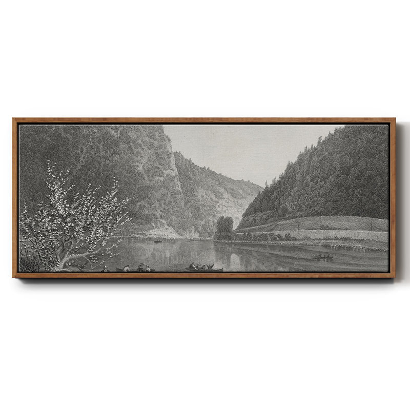Delaware Water Gap- Framed Canvas