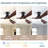 52 Inch Modern Black Ceiling Fans With Lights, 3 Color Dimmable LED, 3 Solide Wood Blades Ceiling Fan With Remote Control Reversible DC Motor