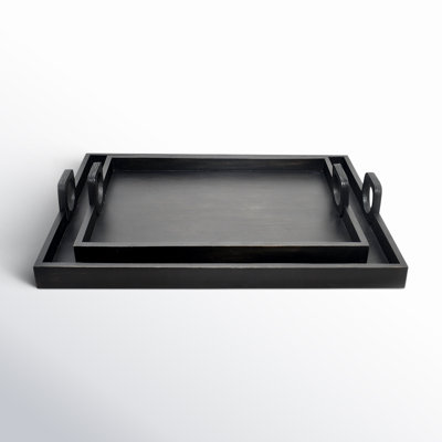 Meliah Mango Wood 2 Piece Tray
