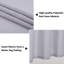 Nacier Solid Colour Kitchen Curtain