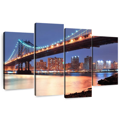 Lilie Illuminated Manhattan Bridge