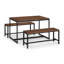 Criss Metal Base Dining Table-59794295