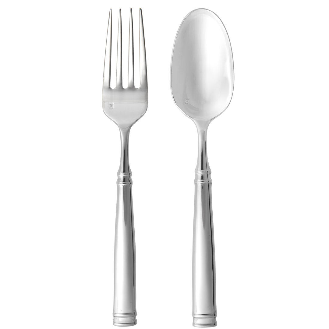 Bistro 2 Piece Salad Servers Set Fortessa