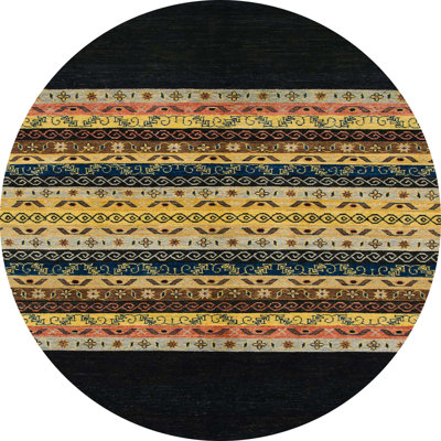 Tapis décoratif multicolore à motif abstrait
