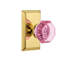 Studio Plate with Waldorf Pink Door Knob-492877161-492877163
