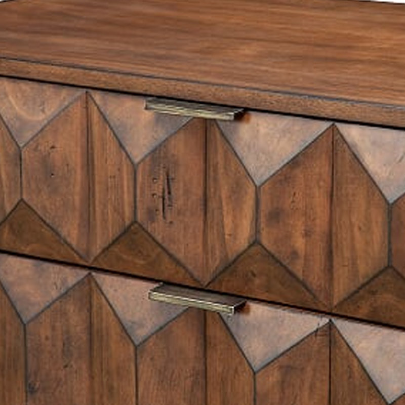 Commode double 6 tiroirs Honeycomb