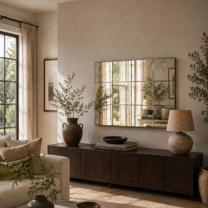 Durgin Flat Wall Mirror