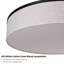 23.6" Matte Black Modern/contemporary Integrated LED Fabric Drum Chandelier-2034658037-2034658038