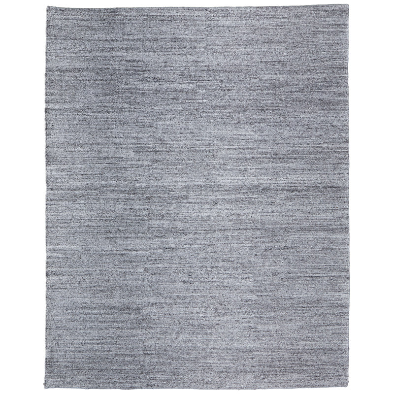Kennell Modern Solid Area Rug by Thom Filicia, Rectangle 5' x 8', Charcoal