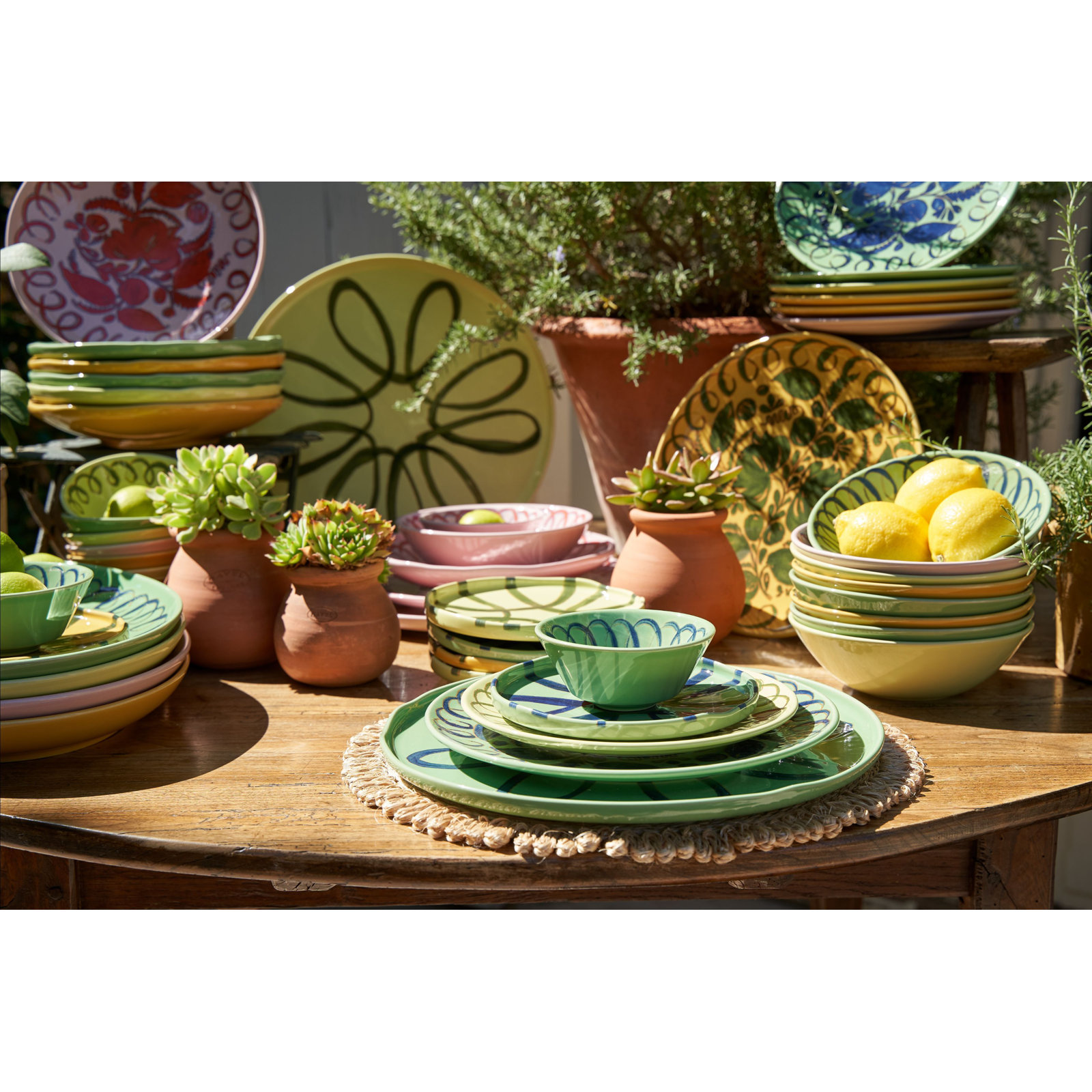 Hartley Dessert Plate, Lime