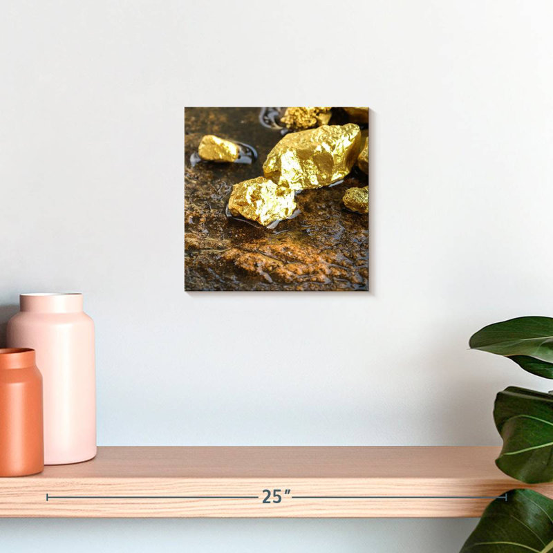 Alvord Gold Chunks, 10" H x 10" W
