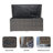 Moda Furnishings Water Resistant Metal Lockable Deck Box-99862694-99862695