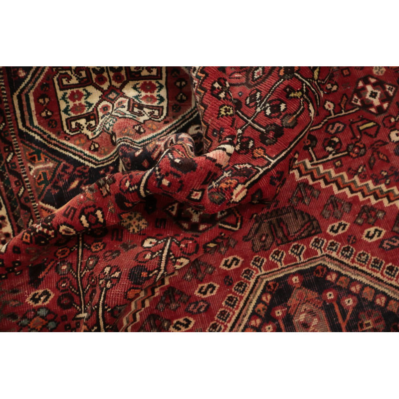 Tapis tribal traditionnel exquis 7 x 9