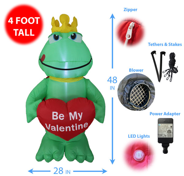 The Holiday Aisle® Inflatable Frog Prince Decoration & Reviews