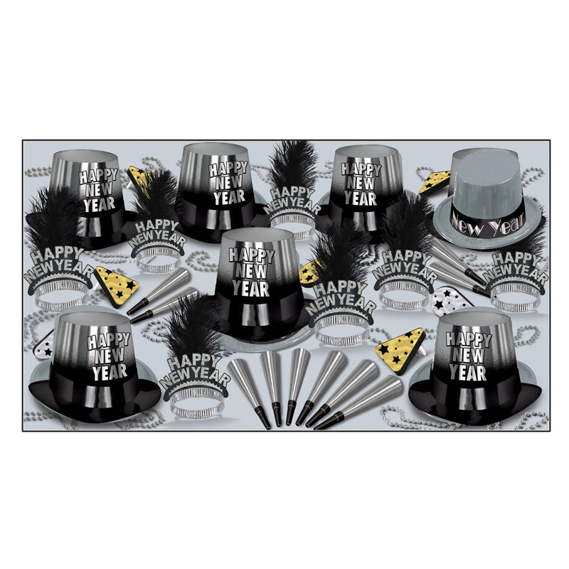 New Year's Party Hat, Silver