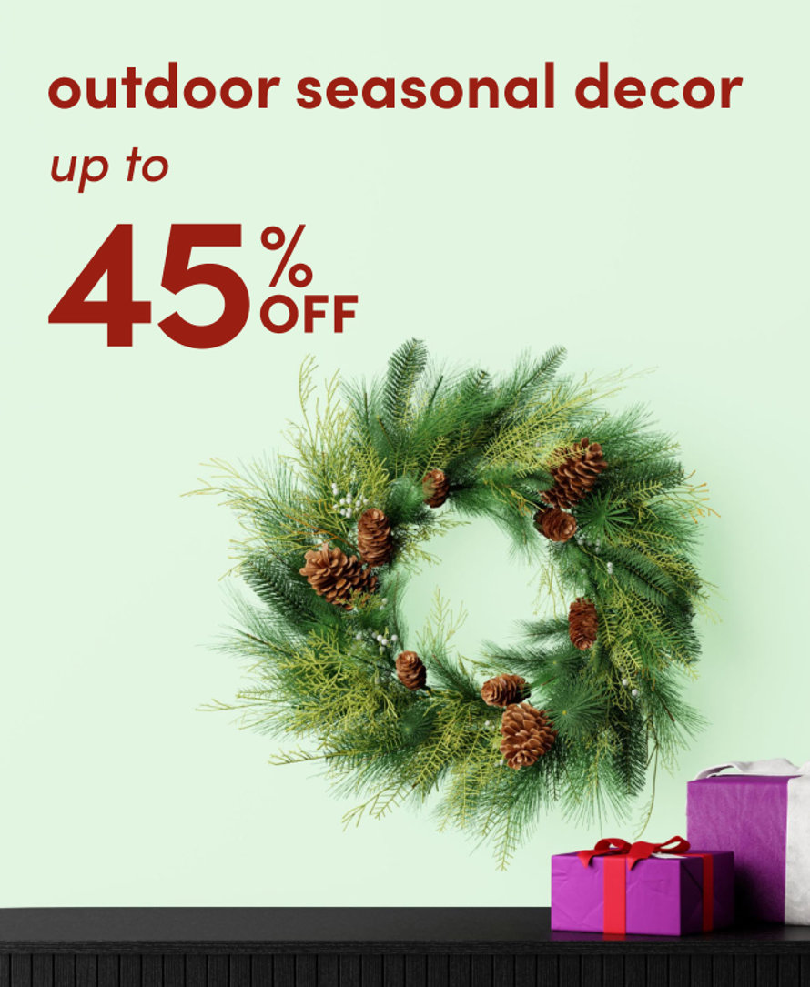outdoor seasonal decor up to 40% OFF