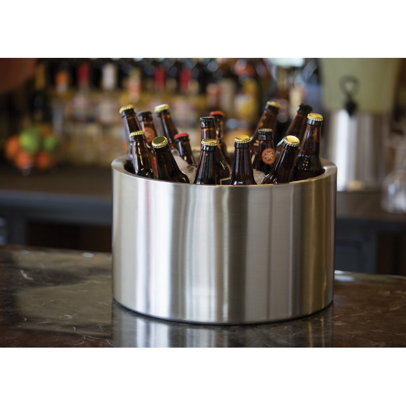 Double Wall Party Beverage Tub, 10" H x 16.5" W x 16.5" D