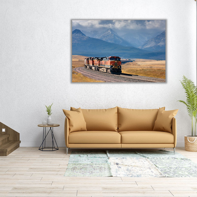 Train I - reproduction d'art sur toile, H 20 po x l 30 po