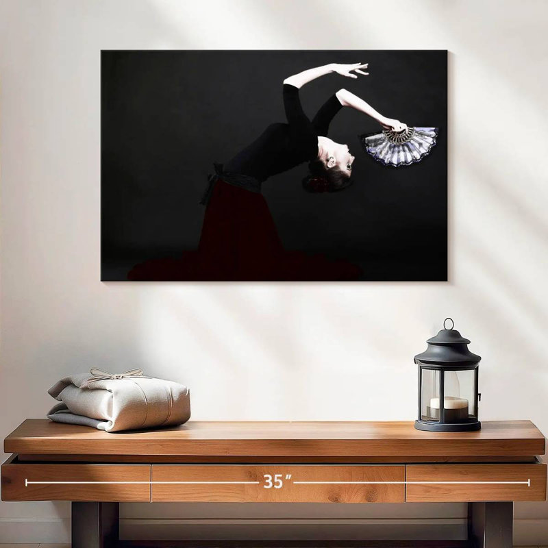 Danseuse de flamenco Enn, H 16 po x l 24 po