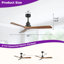 Ventilateur de plafond 3 pales standard Nicola-1851323405