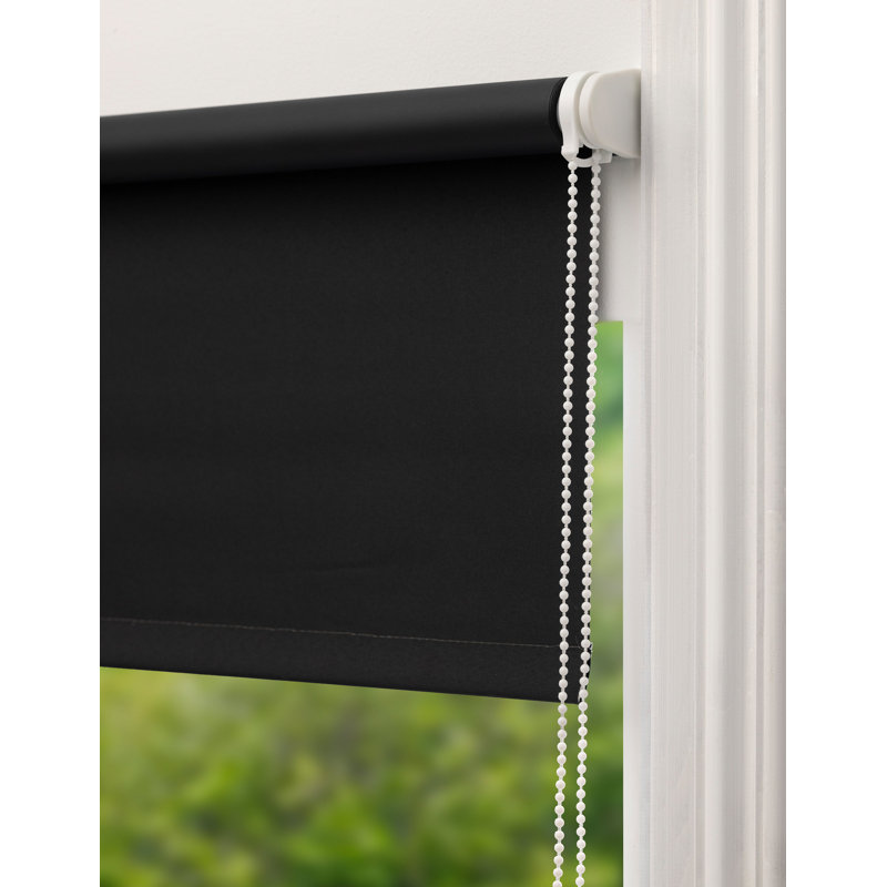 Roller Blind, 200cm W x 160cm L, Black