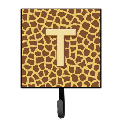 Porte-laisse giraffe monogramme et crochet mural