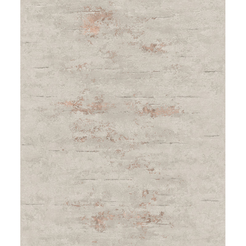Orion 1.05m x 52cm Textured Matte Paste the Wall Wallpaper Roll, Grey