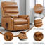 Fauteuil inclinable Power Lift à double moteur et à deux positions Leatherair-817975830