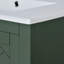 Meuble-lavabo de salle de bain avec lavabo en céramique, meuble de rangement de salle de bain à cadre en bois avec tiroirs et portes à fermeture douce, meuble-lavabo pour organisation-2009017180