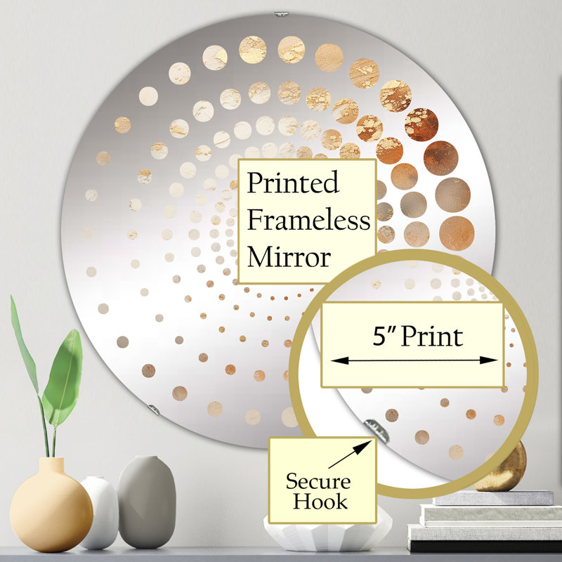 Circle Mirror, 23.6" x 23.6"