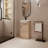 Joleta 17.08'' Single Bathroom Vanity with Ceramic Top