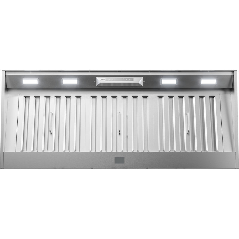 Zephyr Monsoon Connect 48 in. 700 CFM Insert Mount Range Hood with LED Light in Stainless Steel