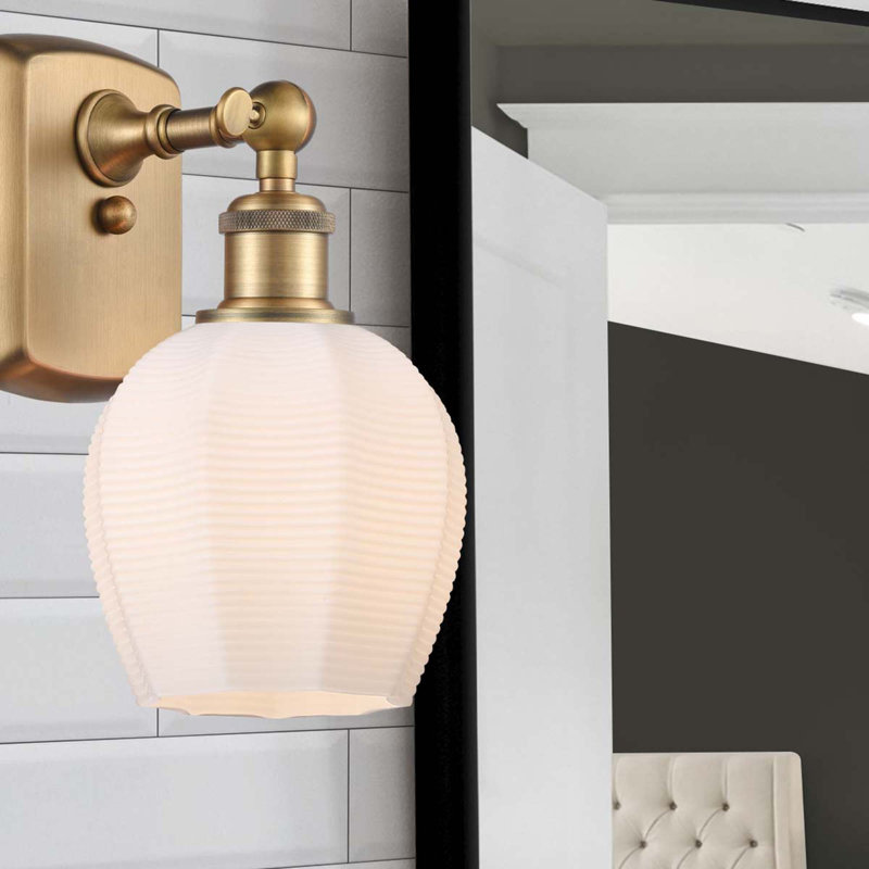 Cannelton Steel Armed Sconce