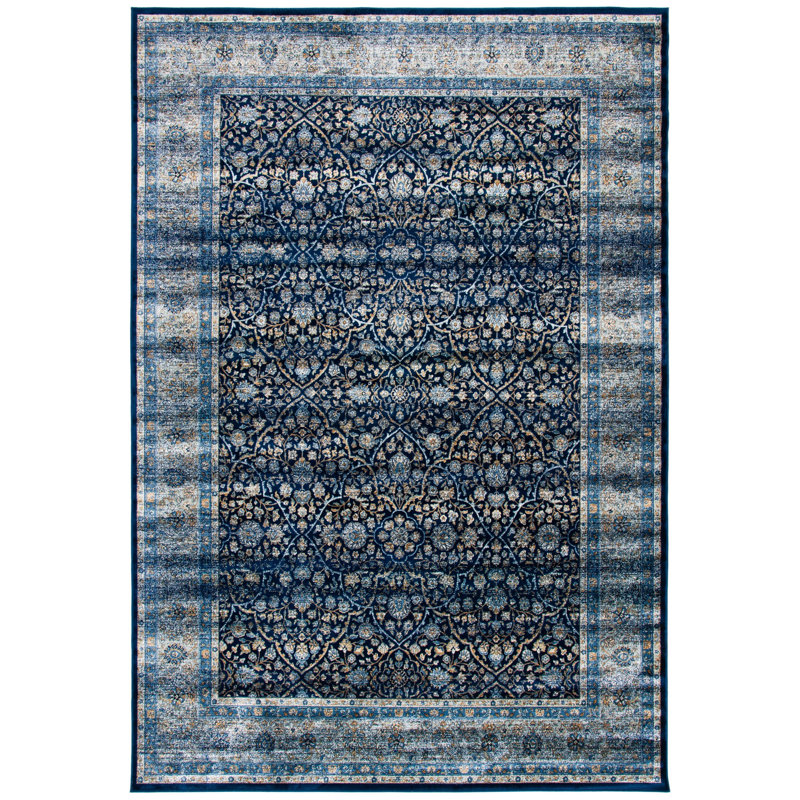 Tapis oriental persan en viscose rétro, Rectangle 8 pi x 11 pi 2 po
