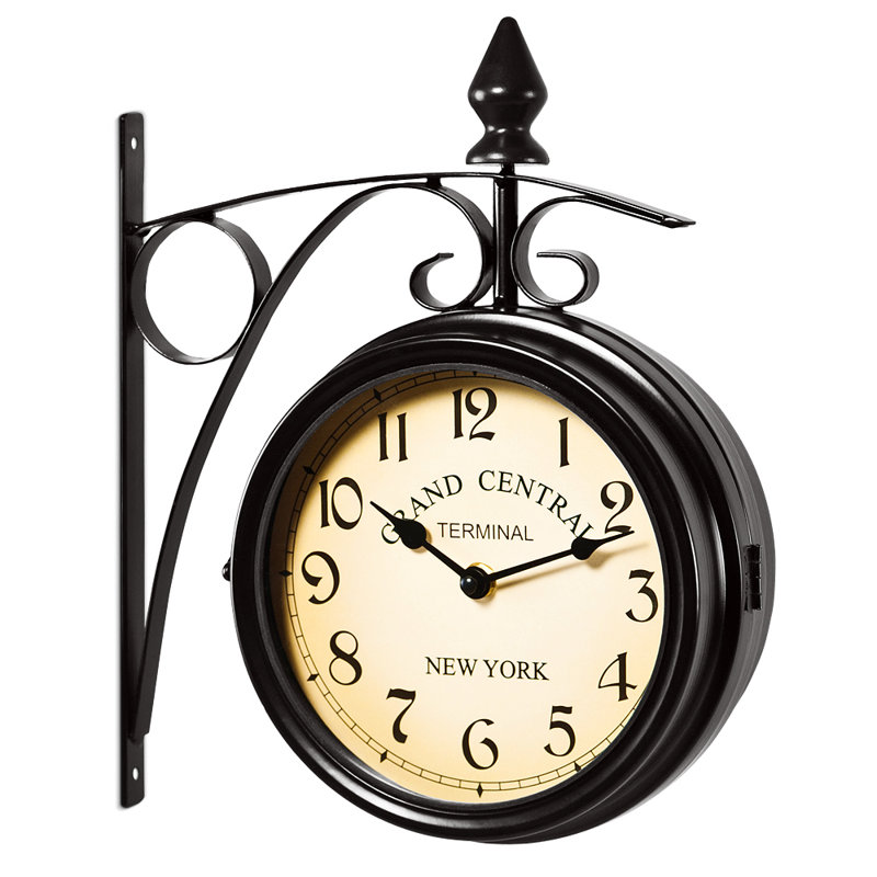 Lily 17Cm Silent Wall Clock, Black