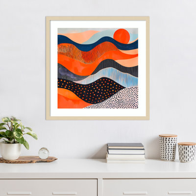 «Abyss» par Walker, impression sur bois encadrée