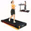 Tapis de marche avec inclinaison de 10 °, tapis roulant portable compact 3 HP télécommandés pour le bureau personnel, tapis roulant d'une capacité de 264 lb, affichage à DEL