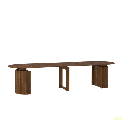 Extendable Foldable Dining Room Table For 1-10 People, Wood Multifunctional Rectangle Expandable Console Kitchen Living Meeting Room Furniture