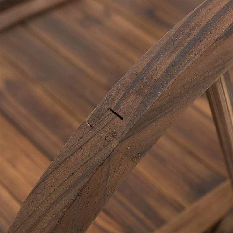 Passerelle de jardin en bois Outsunny