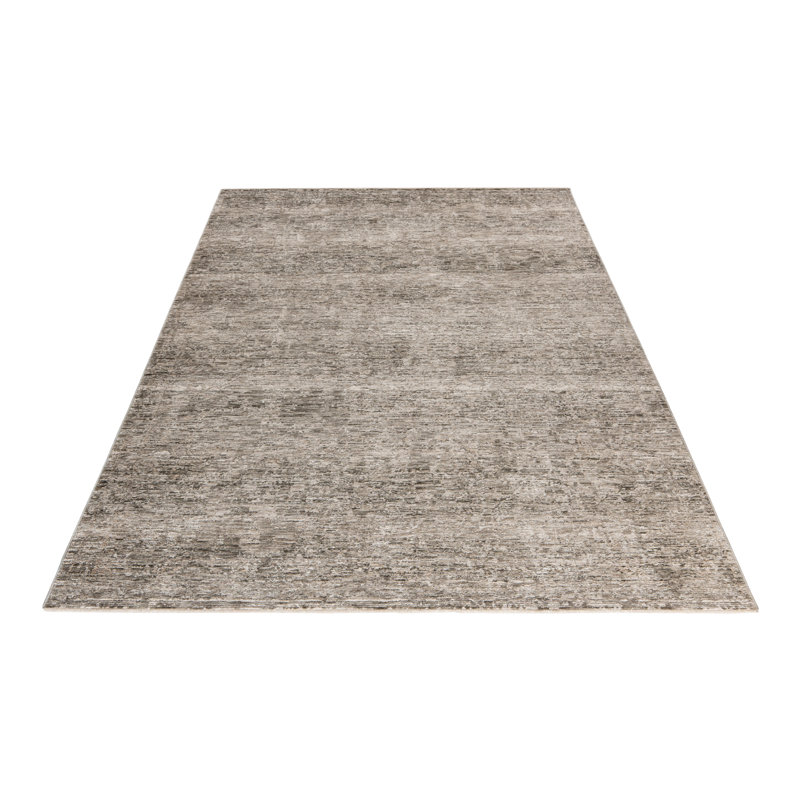 Angelese Machine Woven Grey Rug, Rectangular 140 x 200cm