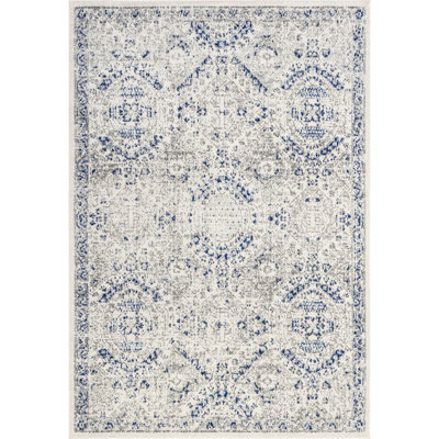 Tapis bleu performance Kristine