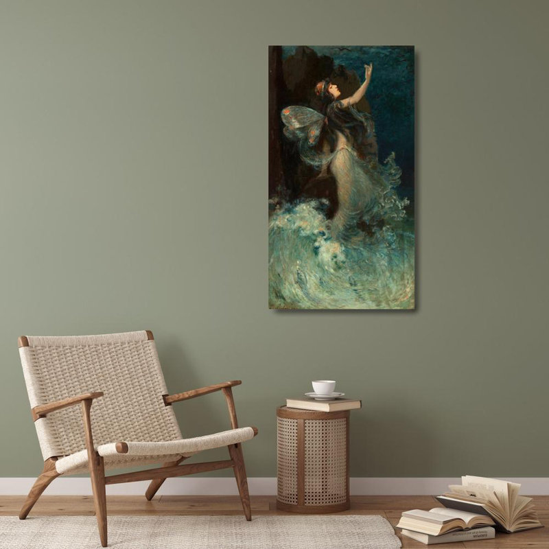 «Water Nymph» par Paul Swan - Art mural sur toile tendue avec châssis, H 40 po x l 28 po