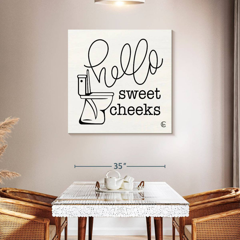Tergel Hello Sweet Cheeks, 39" H x 39" W