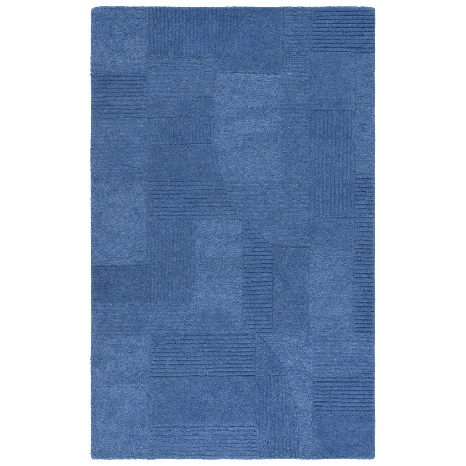 Ivanenko Hand-Tufted Geometric Rug, Rectangle 5' x 8'